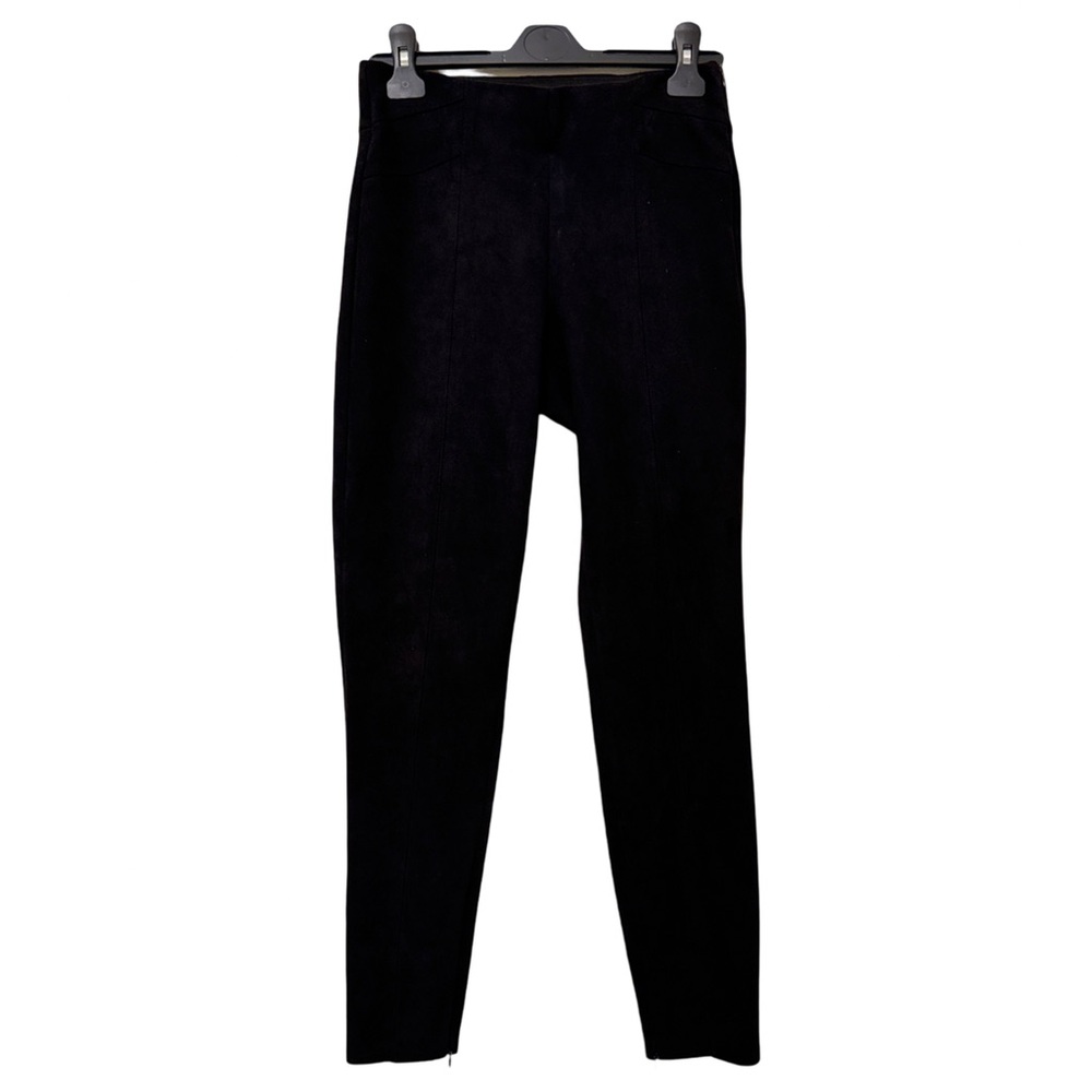 Zara Basic black dress pants with zipper detail at ankles 
Size small
Super soft